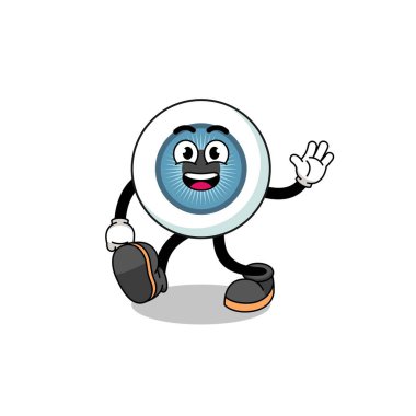 Göz karikatürü yürüyüşü, karakter tasarımı