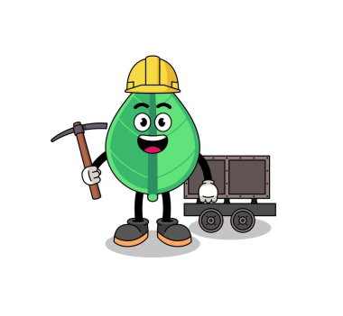 Yaprak madencisinin maskotu, karakter tasarımı