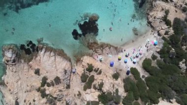 Cala Napoletana, Sardegna, İtalya.