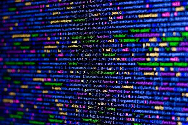 Codehintergrund Javascript Mit Web Entwicklung — Stockfoto