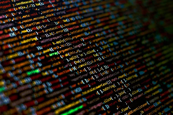 Code Hintergrund Webprogrammierung Mit Javascript Codierung — Stockfoto