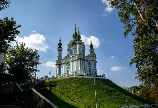 Kyiv Ukraine Septembre 2021 Descente Saint Andrew Church Andriivs Kyi — Photo