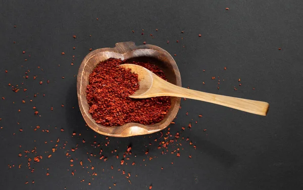 Red Pepper Bowl Spoon — Stock Photo, Image