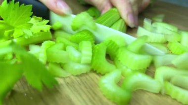 Asya mutfağı, Vietnam usulü sıcak salata sosu. Kızarmış kereviz, pırasa, domuz eti ve kişniş. Tüm bu kesikler çok lezzetli.