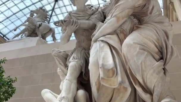 Pierre LEPOTRE, Paris, Jean-Baptiste THEODON Vendrest, Seine und Marne, Arria und Petus, Roman Tsicin Petus von Kaiser Claudius nach Verschwörung zum Tode verurteilt, Pet, wir leiden nicht — Stockvideo