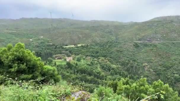 Sao Joao d Arga mosteiro Manastırı Igreja de Sao Joao dArga — Stok video