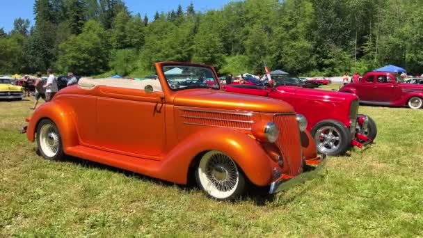 Jellybean Autocrafters 2022 Canada Surrey Celebration Different Old Rare Models — Stok video
