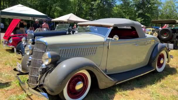 Jellybean Autocrafters 2022 Canada Surrey Celebration Different Old Rare Models — Stockvideo