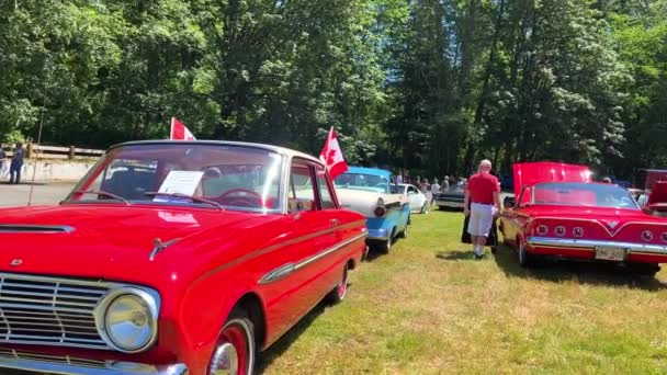 Jellybean Autocrafters 2022 Canada Surrey Celebration Different Old Rare Models — Stock video