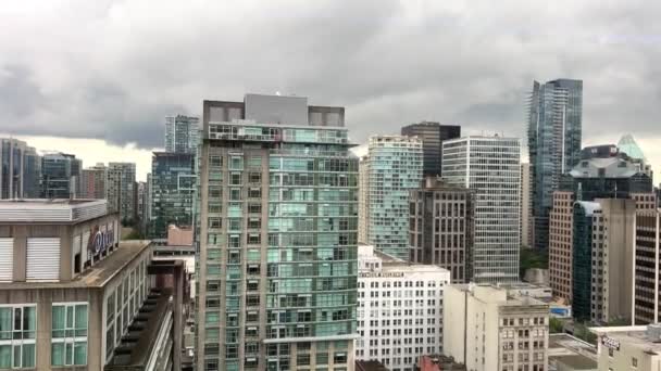 Top Vancouver Revolving Restaurant You Can See Vancouver Elevator High — Stockvideo