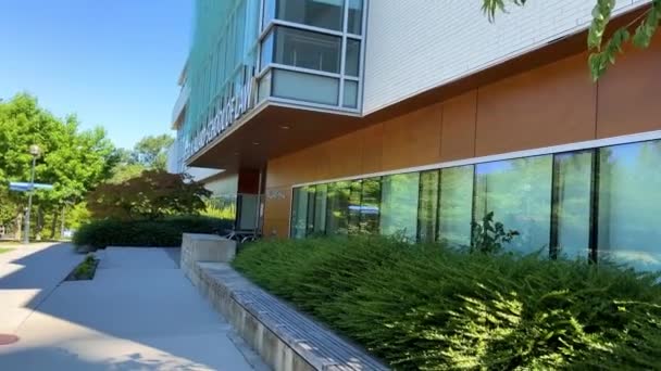 Peter Allard School Law Building University British Columbia Which Located — Stockvideo