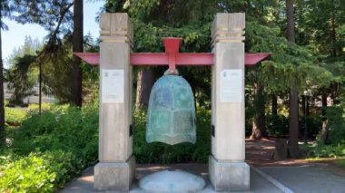 a bell from ancient China Could be used as a musical instrument Could also be used as a decoration. High quality 4k footage