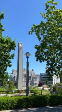 Clock Tower, University of Columbia. High quality 4k footage