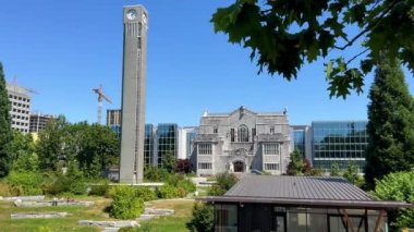 Clock Tower, University of Columbia. High quality 4k footage