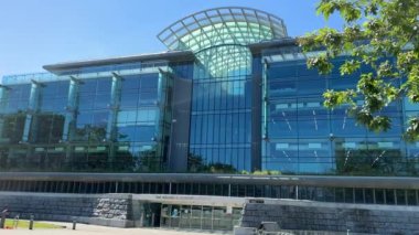 school of business ubc sauder the walter c koerner library University of British Columbia Canada Vancouver. High quality 4k footage