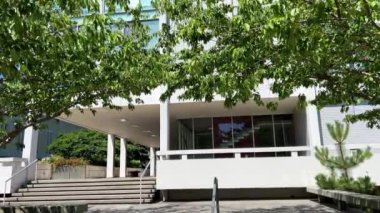 federic Lasserre building University of British Columbia. High quality 4k footage