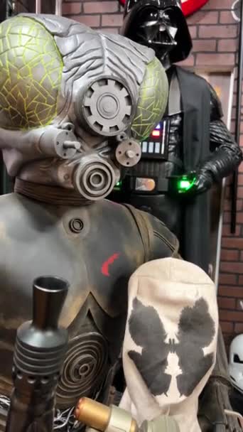 Fantastik Star Wars Diğer Oyuncak Tüccarlarının Maceraları Hakkında Bilinen Farklı — Stok video