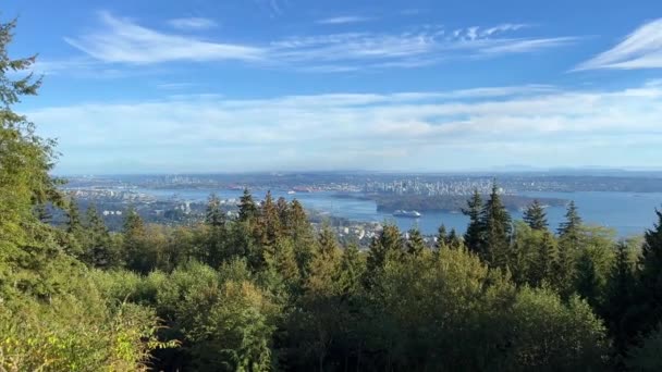 Cypress Mountain Południowej Części Cypress Provincial Park Który Działa Podstawie — Wideo stockowe