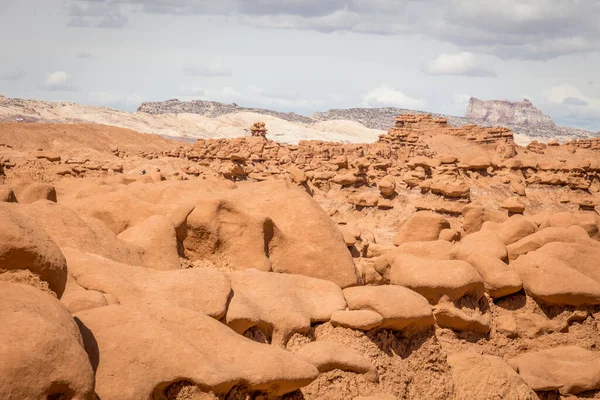 Goblin Valley Hoodoo Klippformationer — Stockfoto