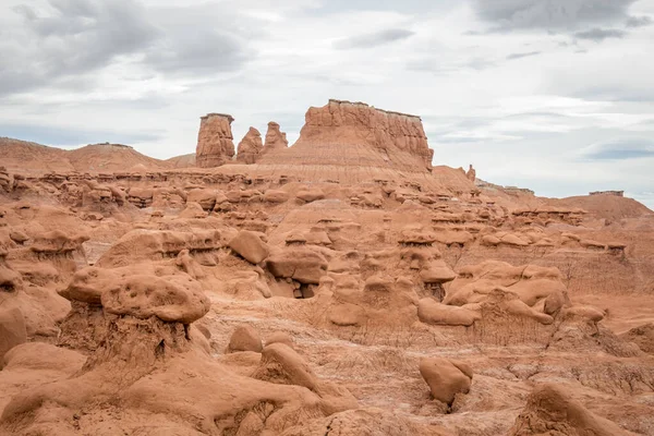 Hoodoo Skalní Útvary Státním Parku Goblin Valley Utahu — Stock fotografie