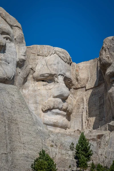 Busta Theodora Roosevelta Národní Památce Mount Rushmore — Stock fotografie