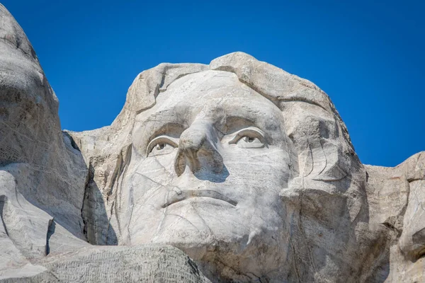 Busta Prezidenta Thomase Jeffersona Vyryla Borgluma Černých Kopců Jižní Dakoty — Stock fotografie