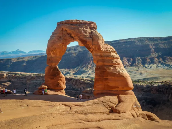 Delikat Båge Arches National Park Utah — Stockfoto