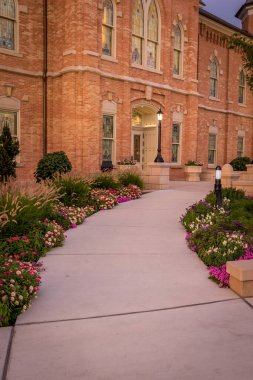 Provo Şehir Merkezi Tapınağı. Son Gün Azizleri 'nin İsa Kilisesi.