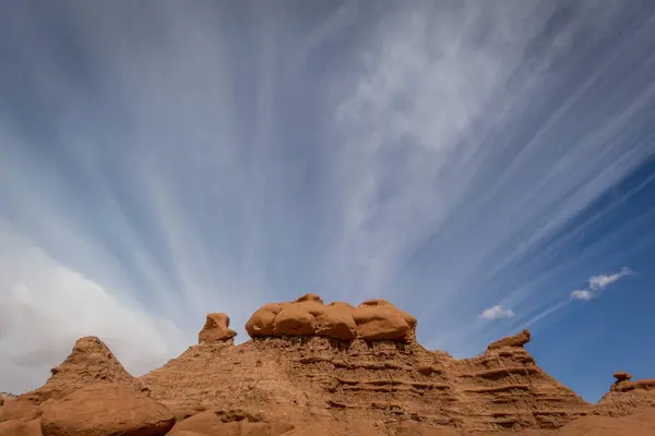 Goblin Valley State Park Hoodoo Klippformationer Utah — Stockfoto