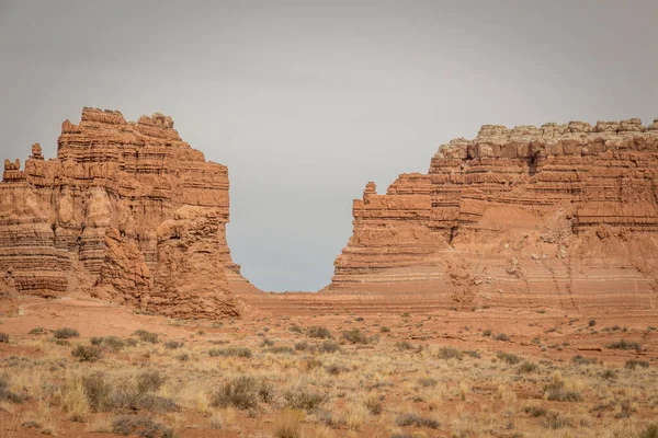 Desert Goblin Valley State Park Utah Rock Formations — Stockfoto
