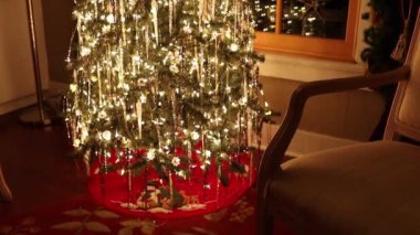 Pan Up Decorated Christmas Tree