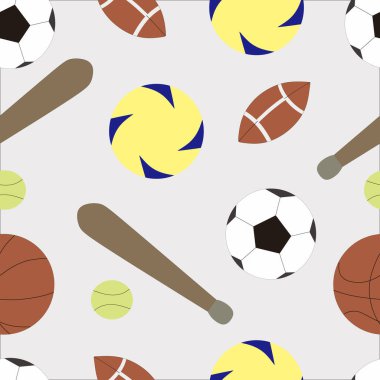 illustration of ball sport for background