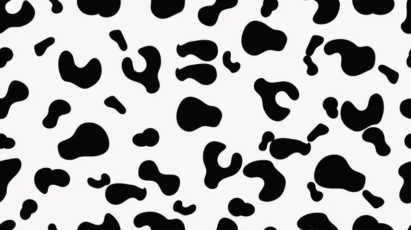 Леопард Безшовний Візерунок Білий Чорний Безшовні Тваринний Принт Векторний Фон — стоковий вектор