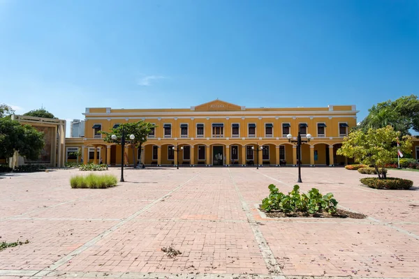 Barranquilla Atlantico Kolumbie Ledna 2022 Architektura Fasáda Celní Budovy — Stock fotografie