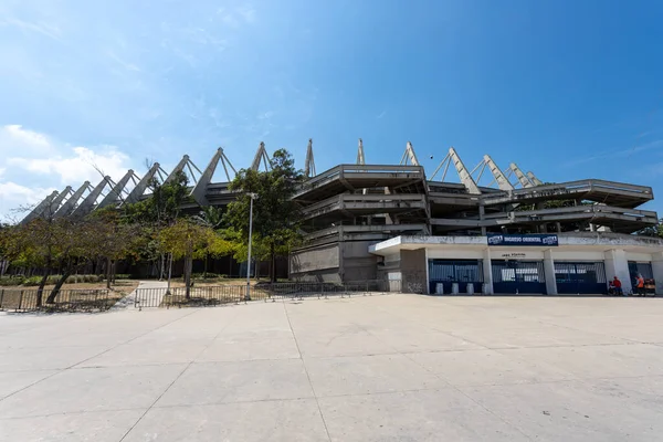 Barranquilla Atlantico Kolombiya Ocak 2022 Metropolitan Şehir Stadyumu Mavi Gökyüzü — Stok fotoğraf