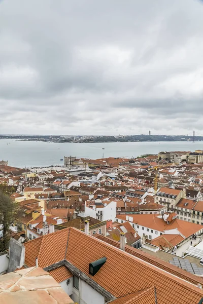 Архитектура Фасад Домов Зданий Городе Лиссабон Португалия — стоковое фото