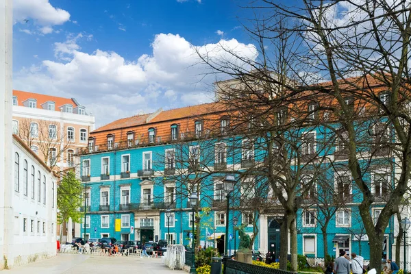 Lisboa Portugal April 2022 Architecture Facade Houses Alfama Neighborhood — 스톡 사진