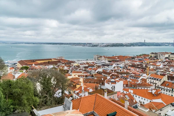Lisboa Portugal April 2022 Panoramic Landscape Tagus River View Noviembre — Φωτογραφία Αρχείου