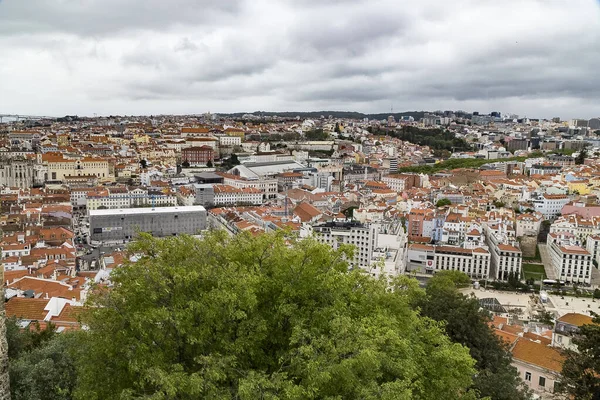 Lisboa Portugal April 2022 Panoramic Urban Landscape Neighborhoods City — Stockfoto