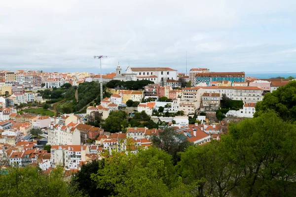 Lisboa Portugal April 2022 Panoramic Urban Landscape Neighborhoods City — Φωτογραφία Αρχείου