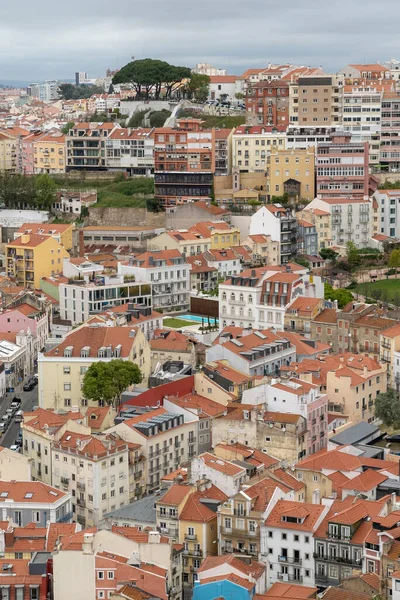 Lisboa Portugal April 2022 Panoramic Urban Landscape Neighborhoods City — Stockfoto