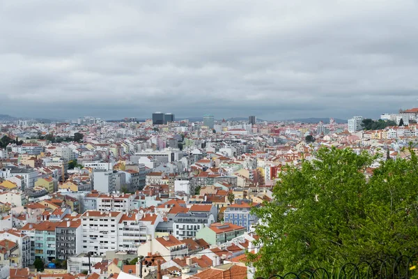 Lisboa Portugal April 2022 Panoramic Urban Landscape Neighborhoods City — Stockfoto