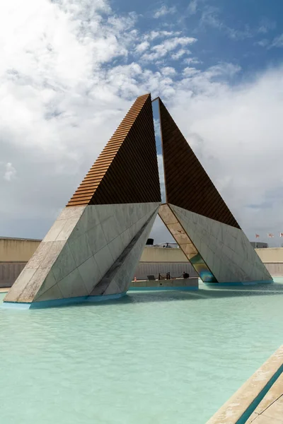 Lissabon Portugal April 2022 Skulptur Marinens Museum — Stockfoto