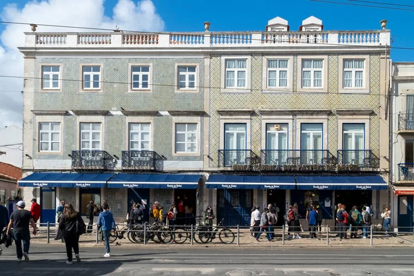 Lisbon Portugal April 2022 Pastry Shop Beln Neighborhood Architecture — Stock Photo, Image