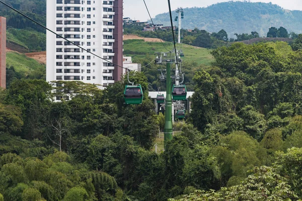 Pereira Risaralda Colombia Febrero 2022 Estación Tren Megacable Ciudad — Foto de Stock