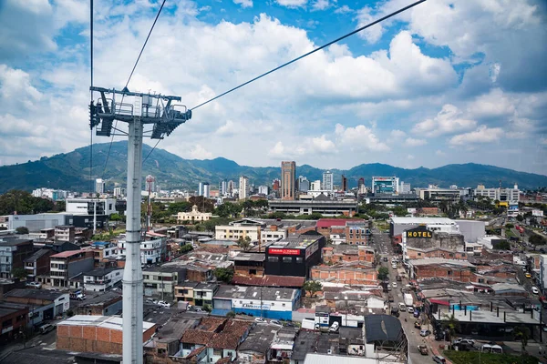 Pereira Risaralda Colombia Februari 2022 Panoramisch Landschap Stad Met Blauwe — Stockfoto