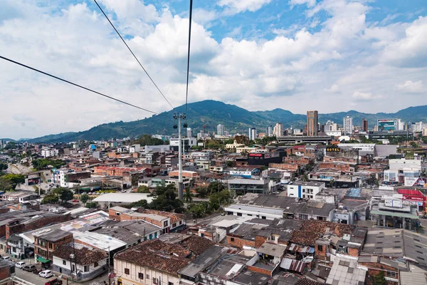 Pereira Risaralda Colombia Februari 2022 Panoramisch Landschap Stad Met Blauwe — Stockfoto