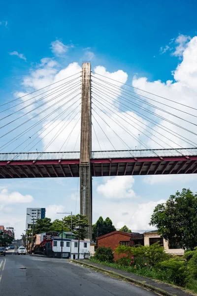 Pereira Risaralda Colombia Febbraio 2022 Csar Gaviria Trujillo Viaduct Ponte — Foto Stock