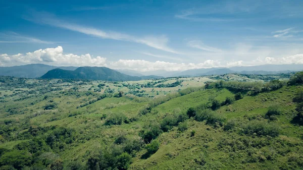 Natur Und Panoramalandschaft Mit Bergen Und Blauem Himmel Tamesis Antioquia — Stockfoto
