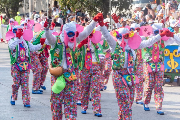 Barranquilla Atlntico Kolumbie Března 2022 Karneval Barranquilla Folklórní Kulturní Událost — Stock fotografie